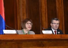 22 June 2015 National Assembly Speaker Maja Gojkovic at the 3rd Conference of Danube Parliamentarians